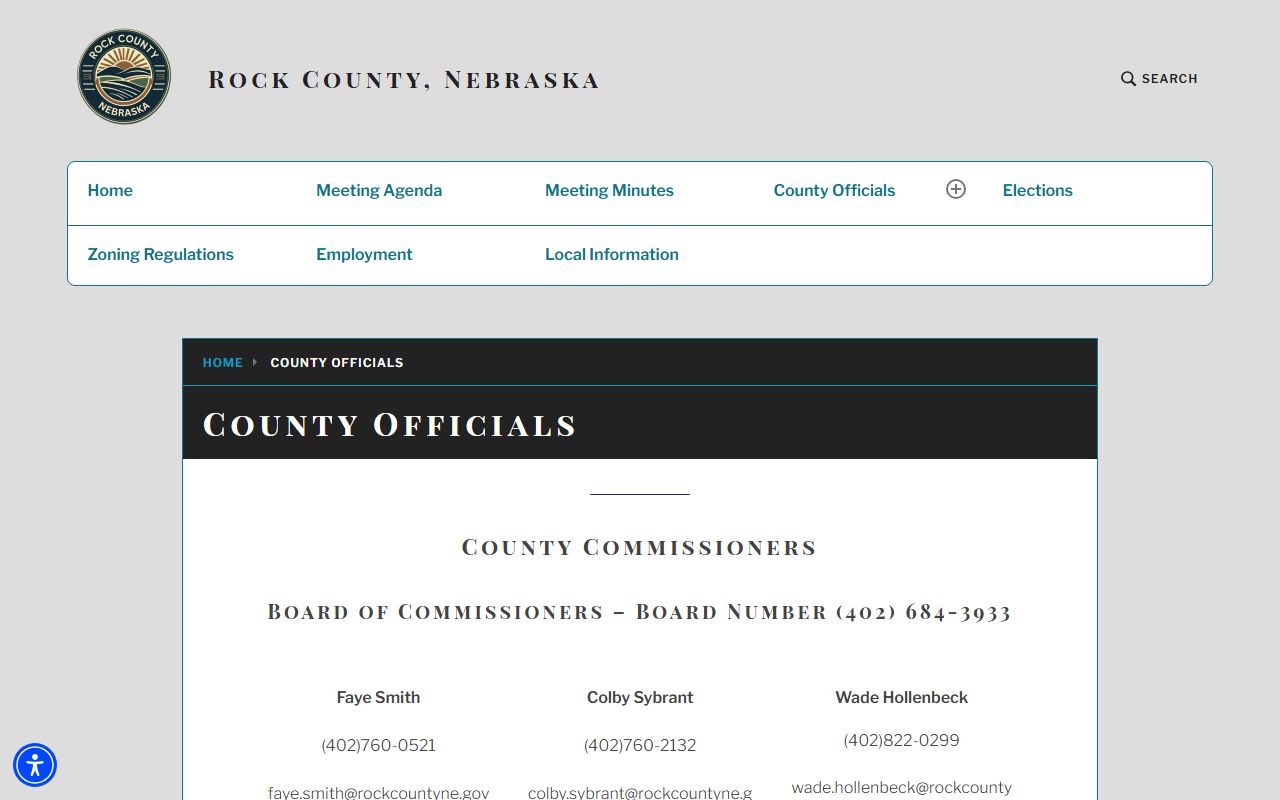 Rock County inmate records sheriff contact officials page